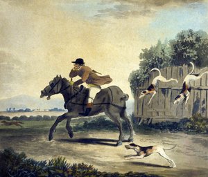 The Fore Horse of the Team, från The Pytchley Hunt, graverad av F.Dukes (1745-1812)