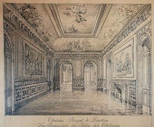 Salon des Clodions vid kungliga palatset i Laeken