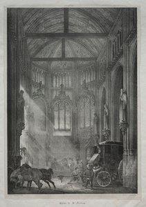 St. Nicholas kyrka, Rouen, 1823. av Charles Louis Lesaint