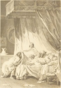 Mona Lisa: Sängen av Charles Louis Lingée after Jean Honoré Fragonard