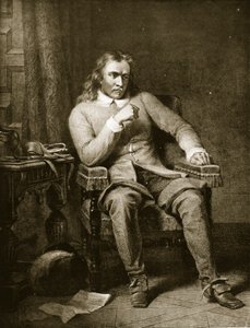 Porträtt av Oliver Cromwell, illustration från 
