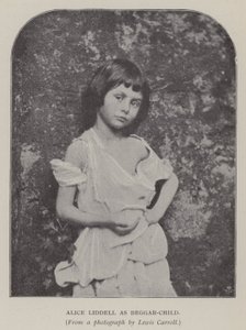 Alice Liddell som Beggar-Child (s/v foto)