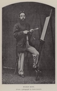 Holman Hunt (s/v foto) av Charles Lutwidge Dodgson