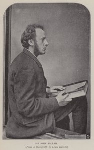 Sir John Millais (s/v foto) av Charles Lutwidge Dodgson
