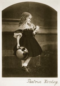 Beatrice Henley, september 1862 (sepiafoto) av Charles Lutwidge Dodgson