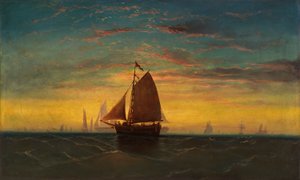 Bostons hamn av Charles Manger