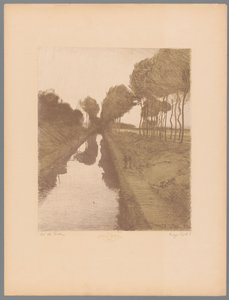 Två vandrare längs en kanal Landskap (serietitel) Suite des Paysages (serietitel)