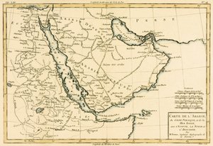 Arabien, Persiska viken och Röda havet, med Egypten, Nubien och Abessinien, från 