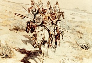 Warriors återkomst av Charles Marion Russell