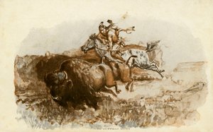 Buffeljakten av C. M. Russell