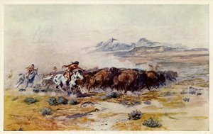 Buffeljakten av C. M. Russell