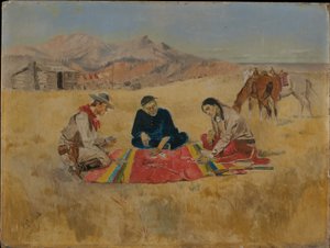 Pokerspelet av Charles Marion Russell