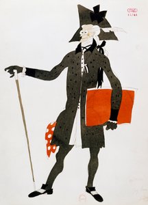 Kostym för notarius publicus från Barberaren i Sevilla av Gioacchino Rossini