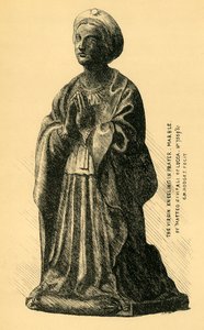 The Virgin Annunciate, marmorstaty, 1519, 1881. av Charles Martin Hodges