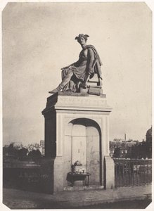 [Allegorical Sculpture of Industry, Pont du Carrousel], 1852. av Charles Marville