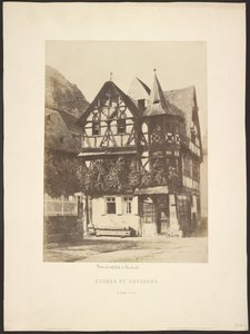Studier och landskap: 1500-talshus i Baccharah av Charles Marville