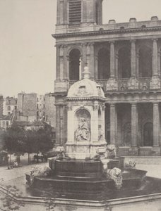 Fontänen vid S:t Sulpice av Charles Marville