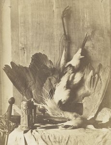 Game Still Life, ca 1853-55 (albuminiserat saltat papperstryck) av Charles Marville