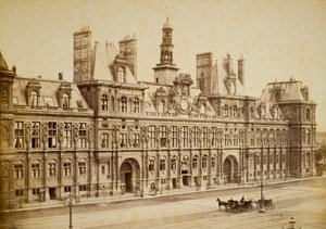 Stadshuset, Paris av Charles Marville