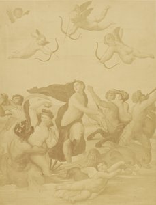 [Reproduktion av Galatea av Raphaël] av Charles Marville