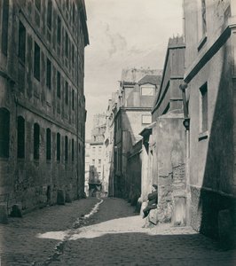 Rue Chartière dödläge Chartière i rue de Reims, 186569. av Charles Marville