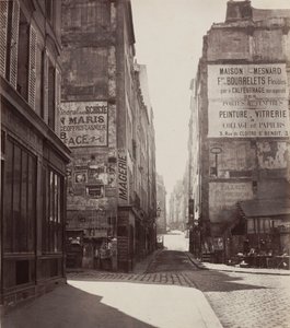 Rue Saint-Jacques,1864- före februari 1867 (foto) av Charles Marville