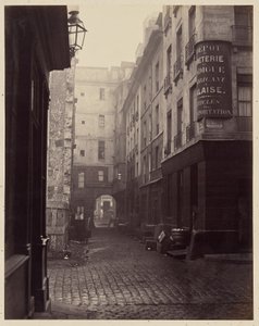 "Rue au Lard", Paris av Charles Marville
