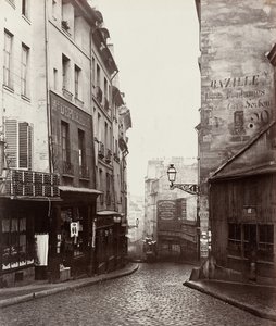 Rue de la Montagne-Sainte-Geneviève nära korsningen av Rue LaPlace..., 186569. av Charles Marville