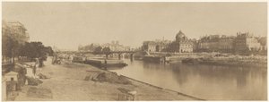 Seinen från Pont du Carrousel Ser mot Notre Dame av Charles Marville