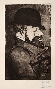 Henri från Toulouse-Lautrec. av Charles Maurin