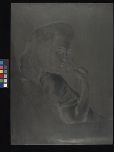 Tallrik For La Rose Thé (Terosen) (stål) av Charles Maurin