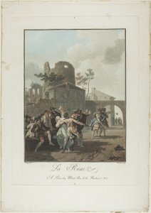 La Rixe av Charles Melchior Descourtis