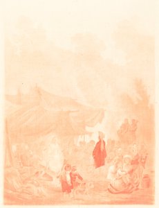 Noce de Village Village Bröllop, 1785. av Charles Melchior Descourtis