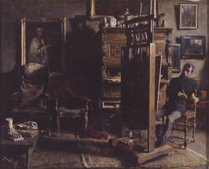Målaren Jules Lambeaux ateljé