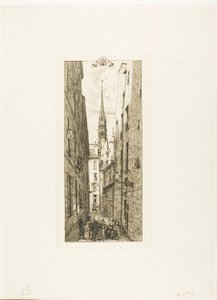 Chantrey Street, Paris av Charles Meryon