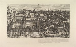 College Henri IV eller Lycée Napoléon, 1863-64. av Charles Meryon