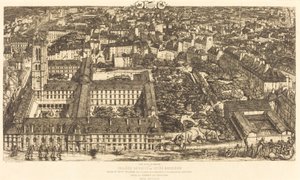 College Henri IV, Paris eller Lycée Napoléon (Henry IV College eller Napoleon School) av Charles Meryon