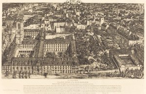 Collège Henri IV, Paris, eller Lycée Napoléon (Henry IV College eller Napoleon School, Paris) av Charles Meryon