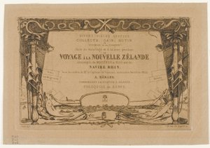 Omslag till en resa till Nya Zeeland (1842-46) av Charles Meryon