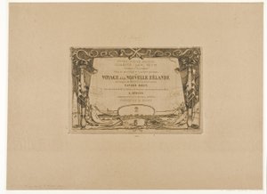 Omslag till en resa till Nya Zeeland (1842-46) av Charles Meryon