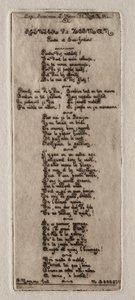 Etchings of Paris: Dedikation till Reynier Nooms, kallad Zeeman, 1854. av Charles Meryon