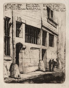 Etchings of Paris: The Street of the Bad Boys, 1854. av Charles Meryon