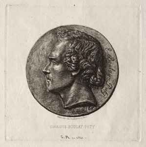 Evariste Boulay-Paty; 詩人スウェーデン人 av Charles Meryon