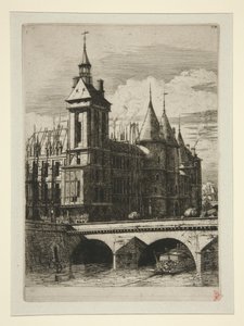 Klocktornet, Paris av Charles Meryon