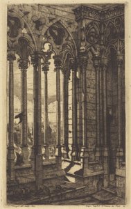 Notre-Dame-galleriet, Paris av Charles Meryon