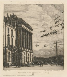 Marinens ministerium, Paris (Amiralitetet, Paris) av Charles Meryon