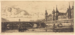 Pont-au-Change, Paris av Charles Meryon