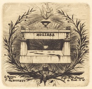 Molières grav, på Père-Lachaise-kyrkogården, Paris