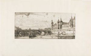 Pont au Change, Paris av Charles Meryon