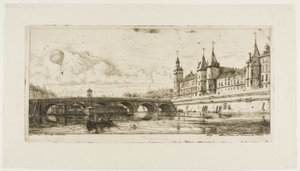 Pont au Change, Paris av Charles Meryon
